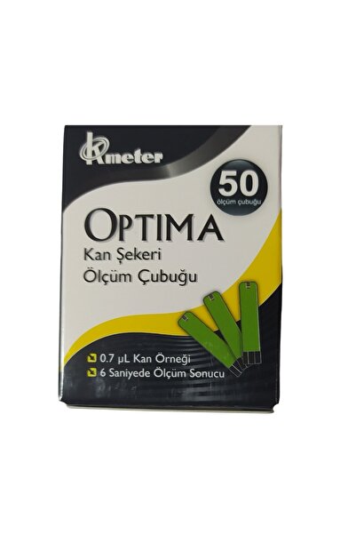 Optima 1 Kutu Strip (50 Adet Kan Şekeri Ölçüm Çubuğu)