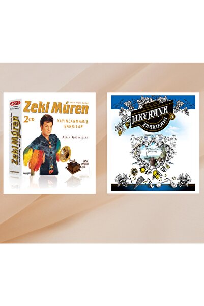 Meyhane Şarkıları 5 Plak Ve Zeki Müren Box 2'cd - Plak + 2'li Box Set
