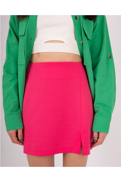 soBasic Fuchsia Slit Mini țesută
