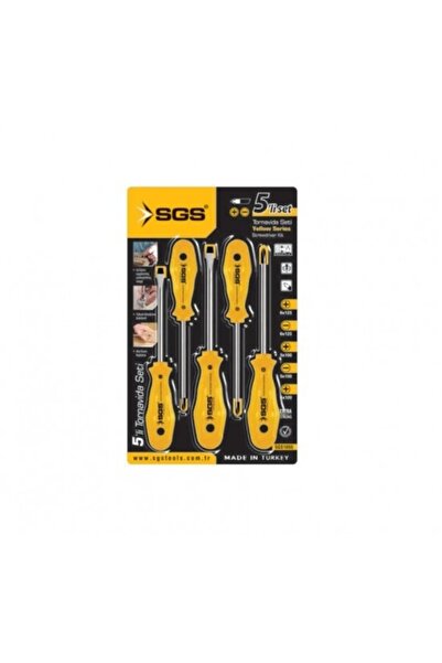 SGS 1055 Mıknatıslı Tornavida Seti 5 Parça