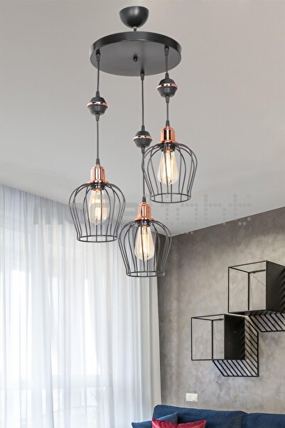 Modelight Akses Küre / Karo 3lü Lena Avize