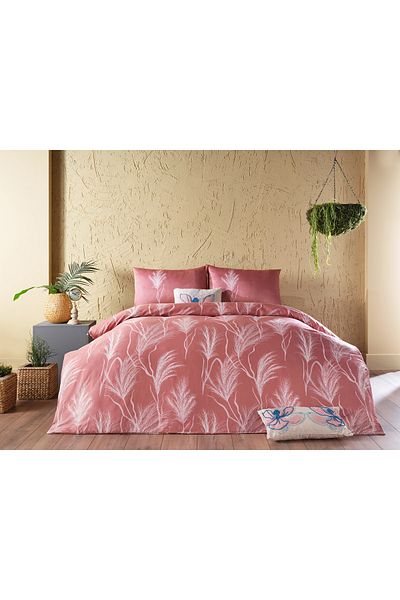 Doqu Home Set cuvertură de pilota Satin Glamour Yavruağzı - Dublu
