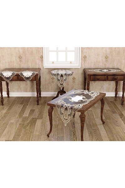 Tropik Home 5 Parça Salon Takımı (1158-7 Bej)