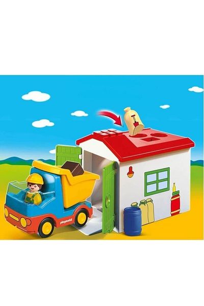 Playmobil Construction Truck with Garage