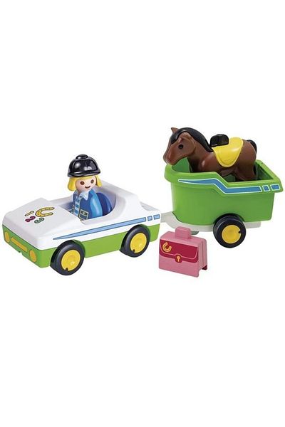 Playmobil Car with Horse Trailer