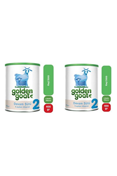 Golden Goat 2 Keçi Sütü Bazlı Bebek Sütü 400 Gr*2 Kutu
