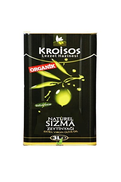 Kroisos Organik Zeytinyağı 3 lt