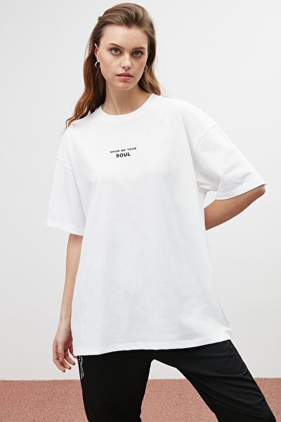 GRIMELANGE T-Shirt - Weiß - Oversize