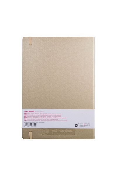 Talens Art Creation Sketchbook White Gold 21x30cm 140gr 80 Sheets
