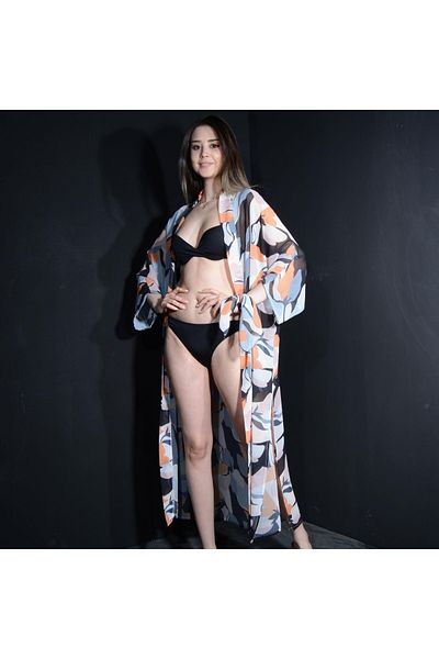 Tedz Collection Paredora Mikonos Kimono Pareo
