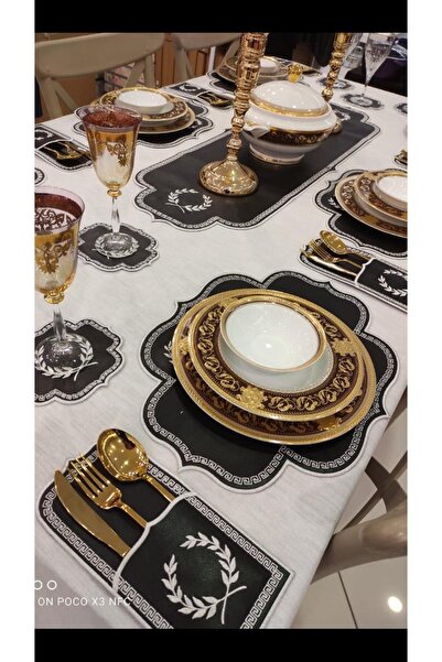 Roza Yakuttekstil 19 Parça Amerikan Servis Takımı