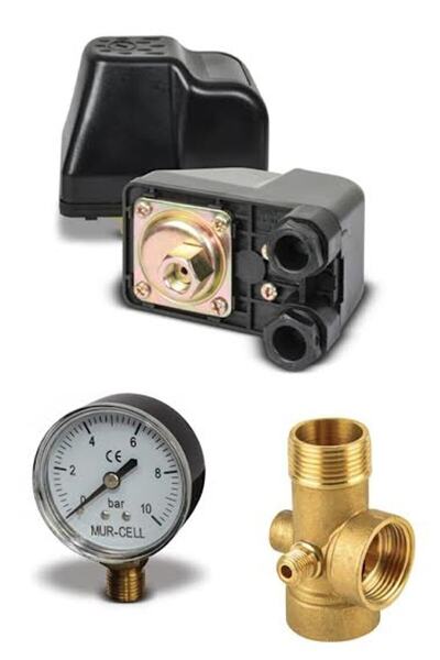 SCHUTZENGER Jet 100 Hidrofor Set Pompa 1 Kw 1.5 Hp 24 Litre Italyan Kafa Hidrofor Pompa 4 Kat 4 Daire Yeterli