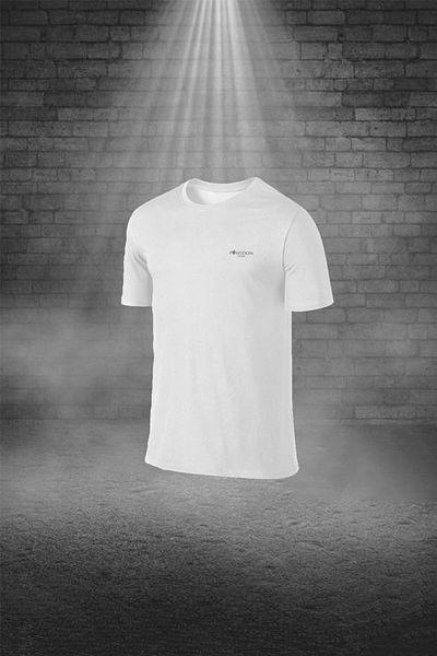 POSEIDON STORM تي شيرت رجالي مقاس كبير من نسيج Dri-fit باللون الأبيض، مريح، وقصة مريحة، ورقبة دائرية، وأكمام قصيرة، شورت رياضي S