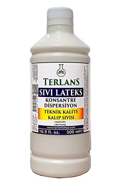 Terlans Sıvı Lateks Konsantre Kalıp Sıvısı 500 ml Teknik Kalite