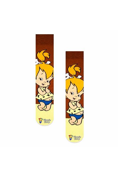 Vitamin Çorap Цветни чорапи Pebbles Flintstone