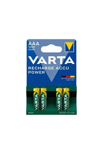 Varta 57033 1000 Mah Şarj Edilebilir Ince Kalem Pil 4'lü