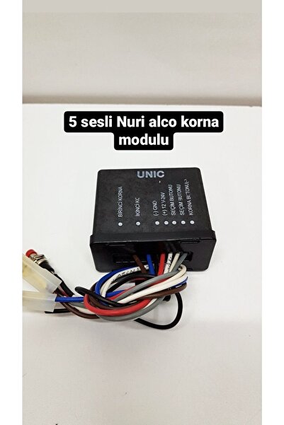 OEM Nuri Alço Korna Modülü 5 Sesli Butonlu