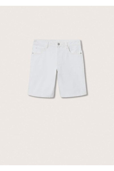 Mango Teen Açık Yıkama Bermuda Kot Şort