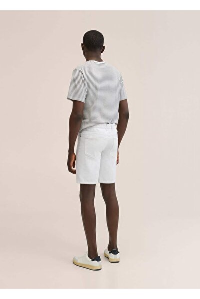 Mango Teen Açık Yıkama Bermuda Kot Şort