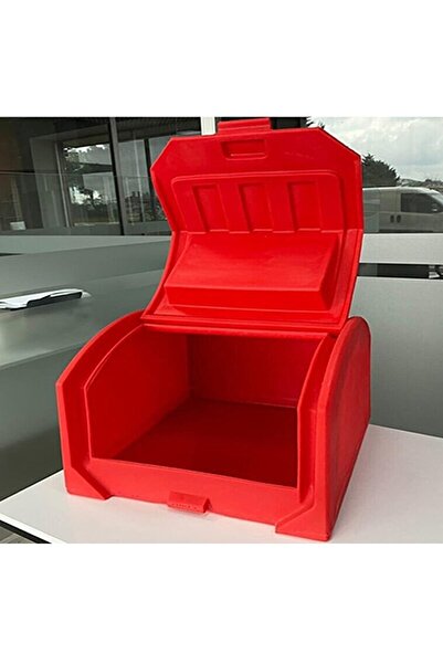 MKG Honda Forza 250 Motosiklet Servis Çantası Kırmızı 90 Lt Pizza Servis Arka...