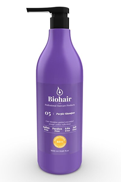 Biohair Purple Turunculaşma Karşıtı Mor Şampuan 1000ml No:05