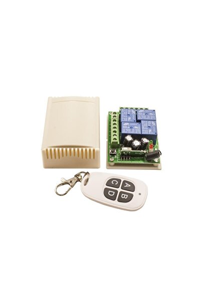 Motorobit 4 Kanal 12v Uzaktan Kumandalı Rf Modülü Alıcı Verici