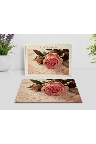 Bk Gift Home Çiçekler 1000 Parça Profesyonel Puzzle-6