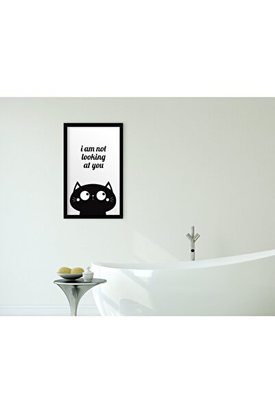 Bk Gift Home Banyo Dekoratif Ahşap Siyah Çerçeveli Tablo-28