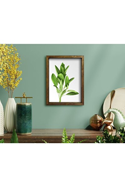 Bk Gift Home Doğal Masif Ahşap Çerçeveli Tablo-5