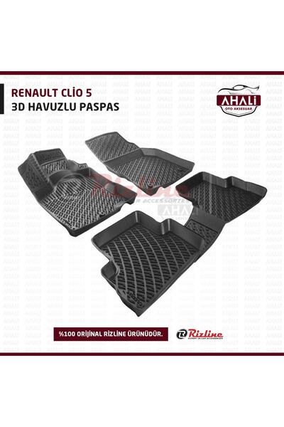 Rizline Renault Clio 5 2020 Sonrası 3d Paspas+araç Kokusu