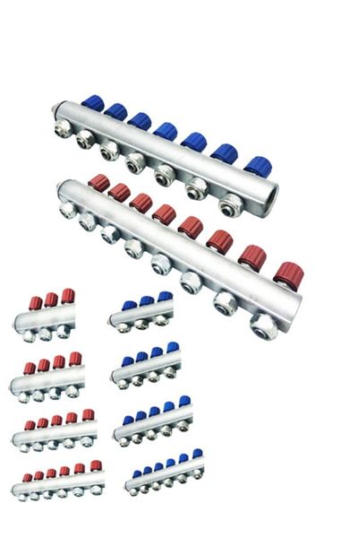 KAS Collector Self-Valved 12 Mouth Red Blue Color Set