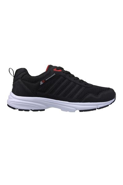 M.P. Legend Men's Lace-up Black-white Running Shoes 211-6803mr 100
