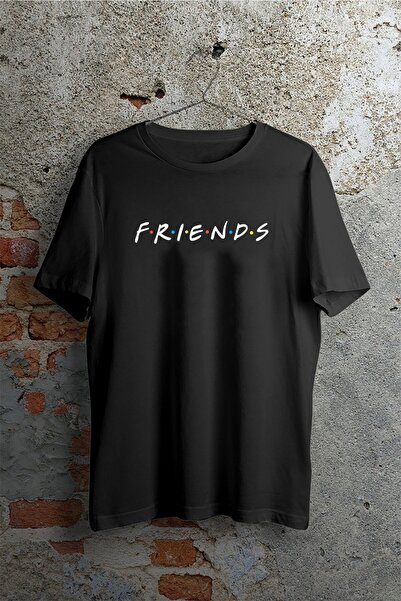 venüsdijital Tricou unisex cu model obișnuit cu imprimeu serii TV Friends