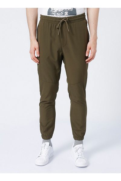 Aeropostale E-8318 Elastische Standard Fit Gerade Khaki Herren Chino Hose