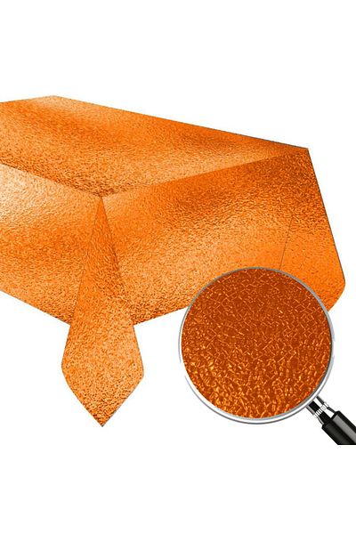 Big Party Bright Orange Color Tablecloth 120x180 Cm