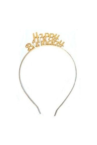 Yavuz Süs Μεταλλικό στέμμα Happy Brithday
