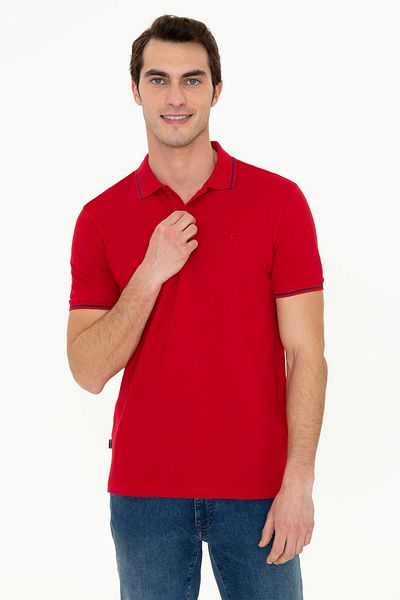 Pierre Cardin Ανδρικό μπλουζάκι σκούρο κόκκινο G021Gl011.000.1431626