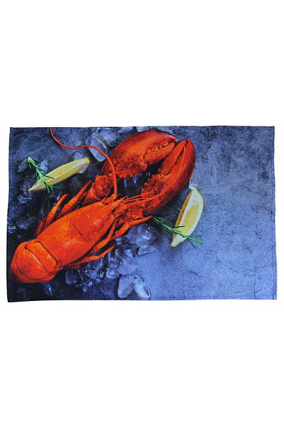 Lucy and Home Lobster Printed Kitchen Towel Drying Cloth 50X70 cm