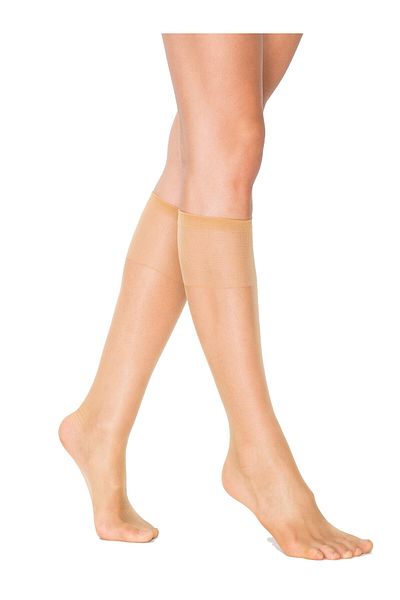 Penti Lycra Fit 15 Shiny Toe χωρίς ραφή μέχρι το γόνατο Κ