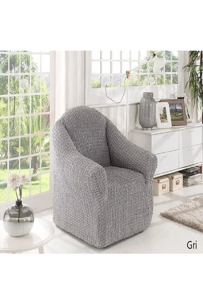 elgeyar Stretch Cotton Long Wrap Single Sofa Couch - Sofa Bed Cover Included