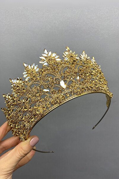 Bontex Νυφικό στέμμα χέννας Angelina σε χρώμα μελιού – Αξεσουάρ νύφης