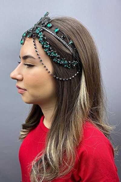 Bontex Νυφικό Στέμμα Γάμου Πράσινο Στέμμα Χένας Νύφης – Αξεσουάρ Νύφης