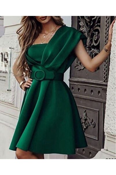 Secret Passion Lingerie Μίνι φόρεμα βραδινό φόρεμα και φόρεμα αποφοίτησης με ελαστική υφασμάτινη ζώνη κατάδυσης με έναν ώμο 582093   691