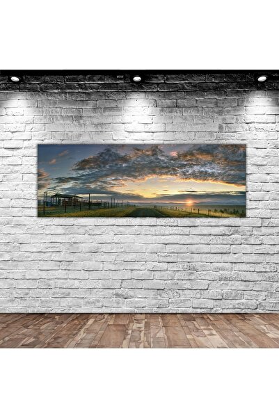 Bk Gift Home Manzara Panorama Kanvas Tablo 100x35cm-4