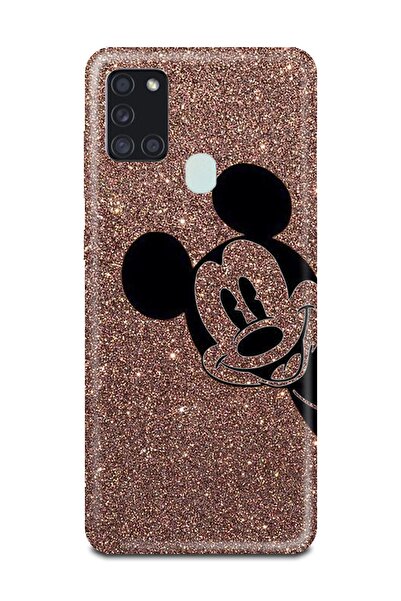 PERAX Samsung Galaxy M30s - M21 Sim Görünümlü Mickey Mouse'lu Telefon Kılıfı ...