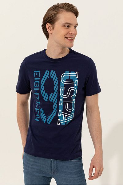 U.S. Polo Assn. Ανδρικό μπλουζάκι Navy Blue