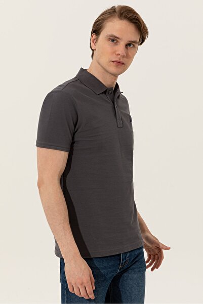 U.S. Polo Assn. Γκρι ανδρικό μπλουζάκι