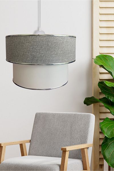 EvLight Genial Gray Cake Pendant Chandelier