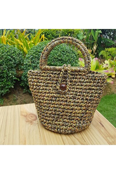 Beng Artisans Missoni Macrame Handbag El Yapımı El Çantası