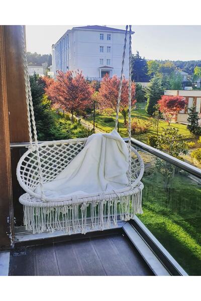 Designartist Makrome Örgü Salincak 2 Kişilik